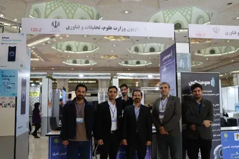 بازدید دکتر پیمان صالحی معاون پژوهشی و دبیرکل شورای‌عالی علوم، تحقیقات، و فناوری از غرفه ایرانداک و پاویون وزارت علوم در ششمین کنفرانس شهر هوشمند 