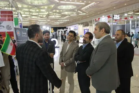 بازدید دکتر پیمان صالحی معاون پژوهشی و دبیرکل شورای‌عالی علوم، تحقیقات، و فناوری از غرفه ایرانداک و پاویون وزارت علوم در ششمین کنفرانس شهر هوشمند 