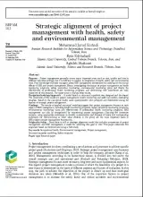 Strategic Alignment of Project Management with Health, Safety and Environmental Management