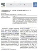 Design and process of a contextual study of information literacy: An Eisenhardt approach