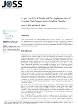 LightTwinSVM: A Simple and Fast Implementation of Standard Twin Support Vector Machine Classifier
