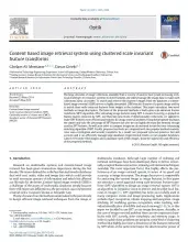 Content based image retrieval system using clustered scale invariant feature transforms