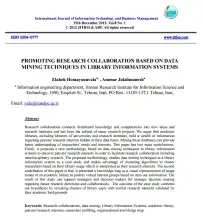 Promoting Research Collaboration Based on Data Mining Techniques in Library Information Systems