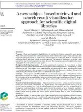A new subject-based retrieval and search result visualization approach for scientific digital libraries