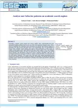 Analyze user behavior patterns on academic search engines