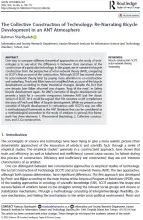 The Collective Construction of Technology; Re-Narrating the Bicycle Development in ANT Atmosphere