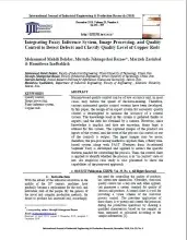 Integrating Fuzzy Inference System, Image Processing and Quality Control to Detect Defects and Classify Quality Level of Copper Rods