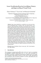 Scene Classification Based on Local Binary Pattern and Improved Bag of Visual Words