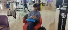 بازدید هم‌بنیان‌گذار و مدیر علمی شرکت Cognetivity  لندن از غرفه ایرانداک