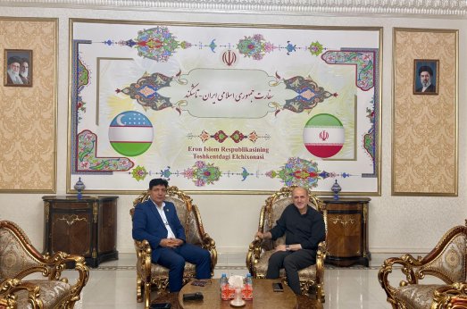 دیدار رئیس پژوهشگاه ایرانداک با سفیر جمهوری اسلامی ایران در ازبکستان